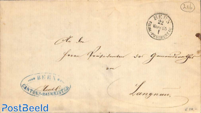 Letter from Bern form Der Kantonsbaumeister