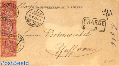 Envelope to Pfaffnau