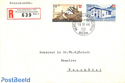 Registered mail to Neuchatel