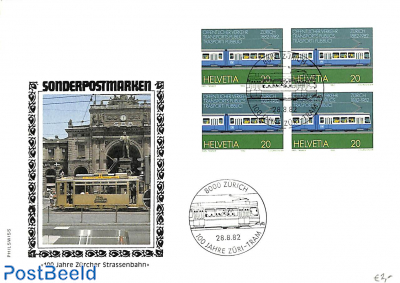 100 years Zürich tramway, cover