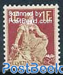 1Fr, Stamp out of set