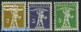 Definitives 3v (Type I, cord before bow)