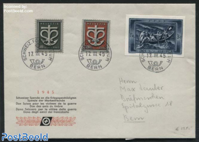 Cover with postmark Schweiz-Postmuseum