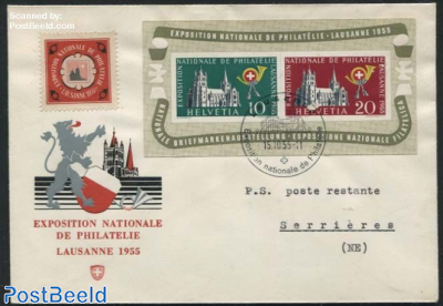 Philatelix exposition s/s  with special postmark