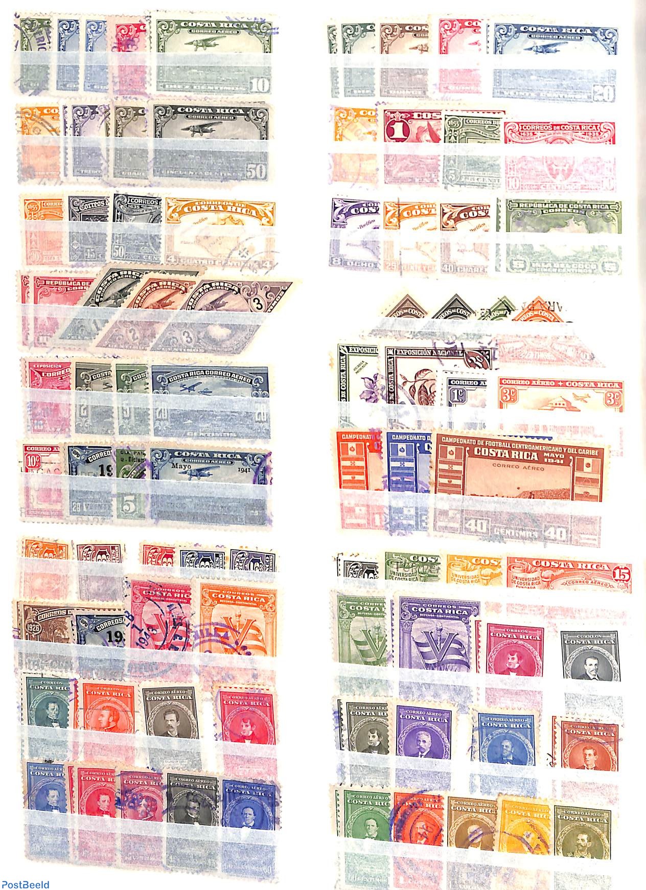Stamp 1900, Costa Rica Lot Costa Rica */o, see 4 pictures, 1900 ...