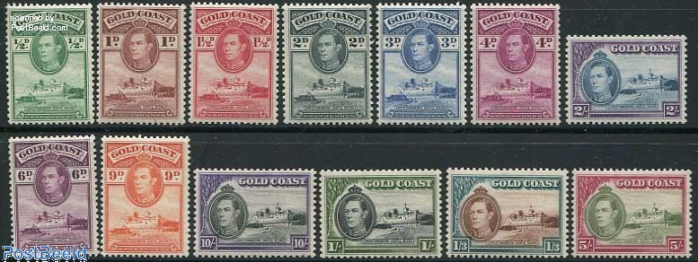 Stamp 1938, Gold Coast Definitives 13v, 1938 - Collecting Stamps ...