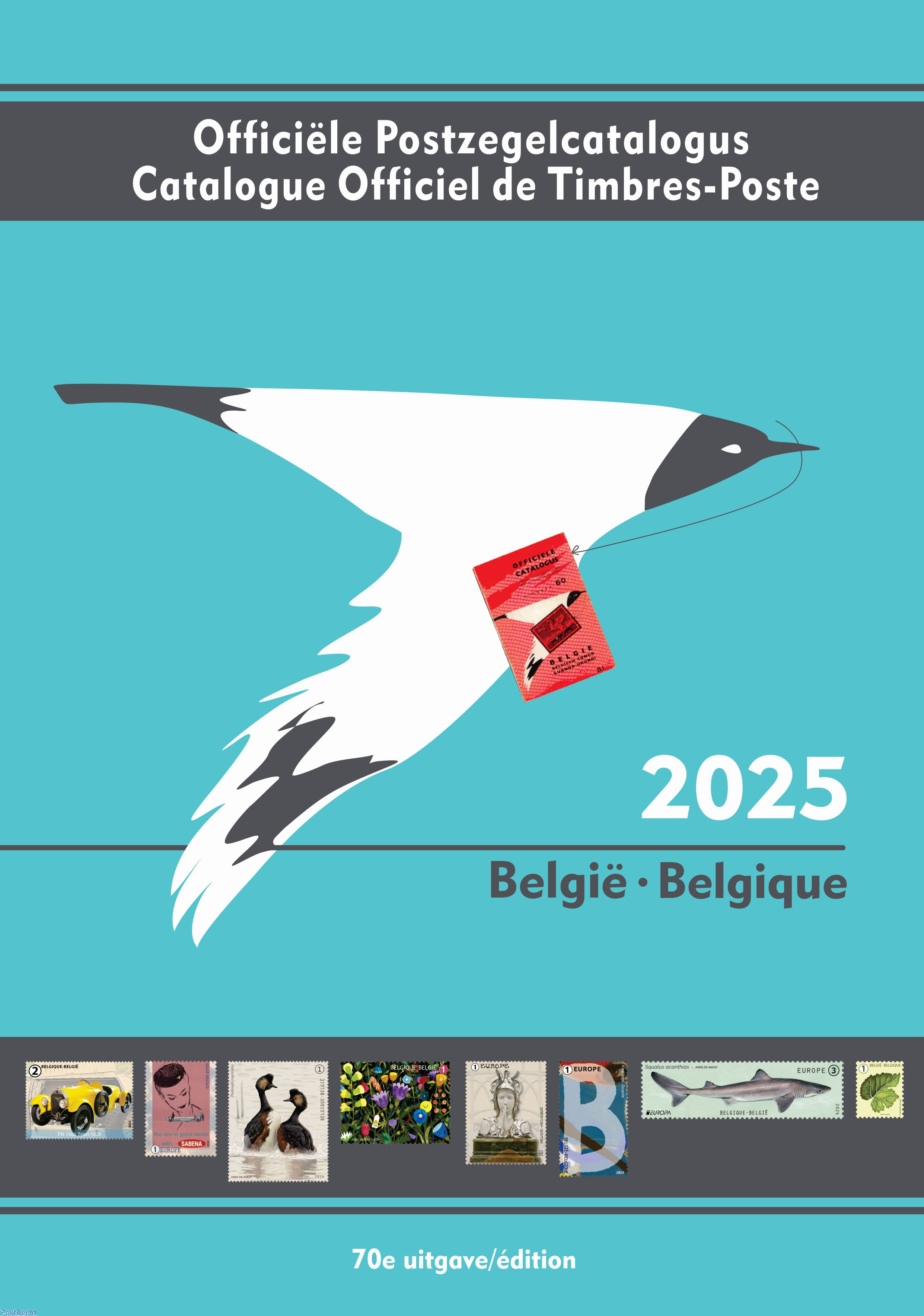 Belgium Official Belgium stampcatalog edition 2025, 2024 - Collecting Stamps  - PostBeeld - Online Stamp Shop - Collecting