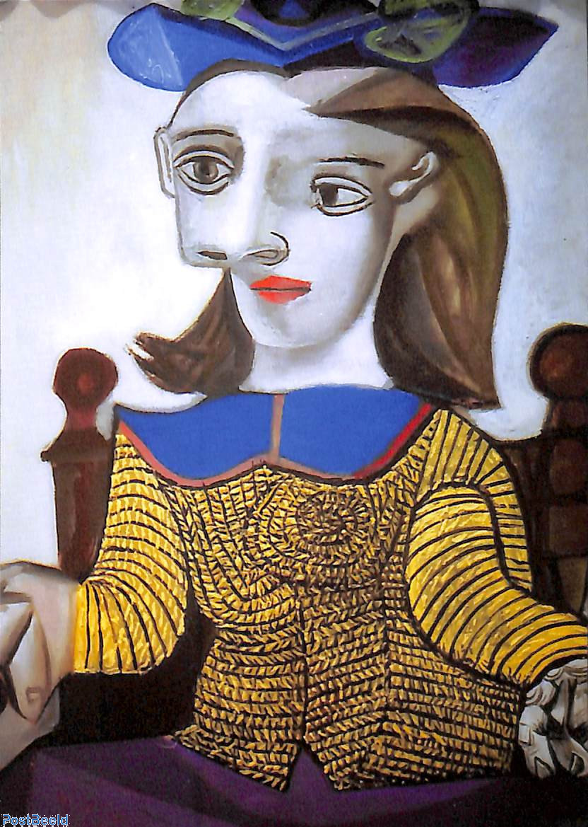 The yellow shirt, Dora Maar, painting by Picasso, 0