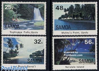Stamp 1984, Samoa Landscapes 4v, 1984 - Collecting Stamps - PostBeeld ...