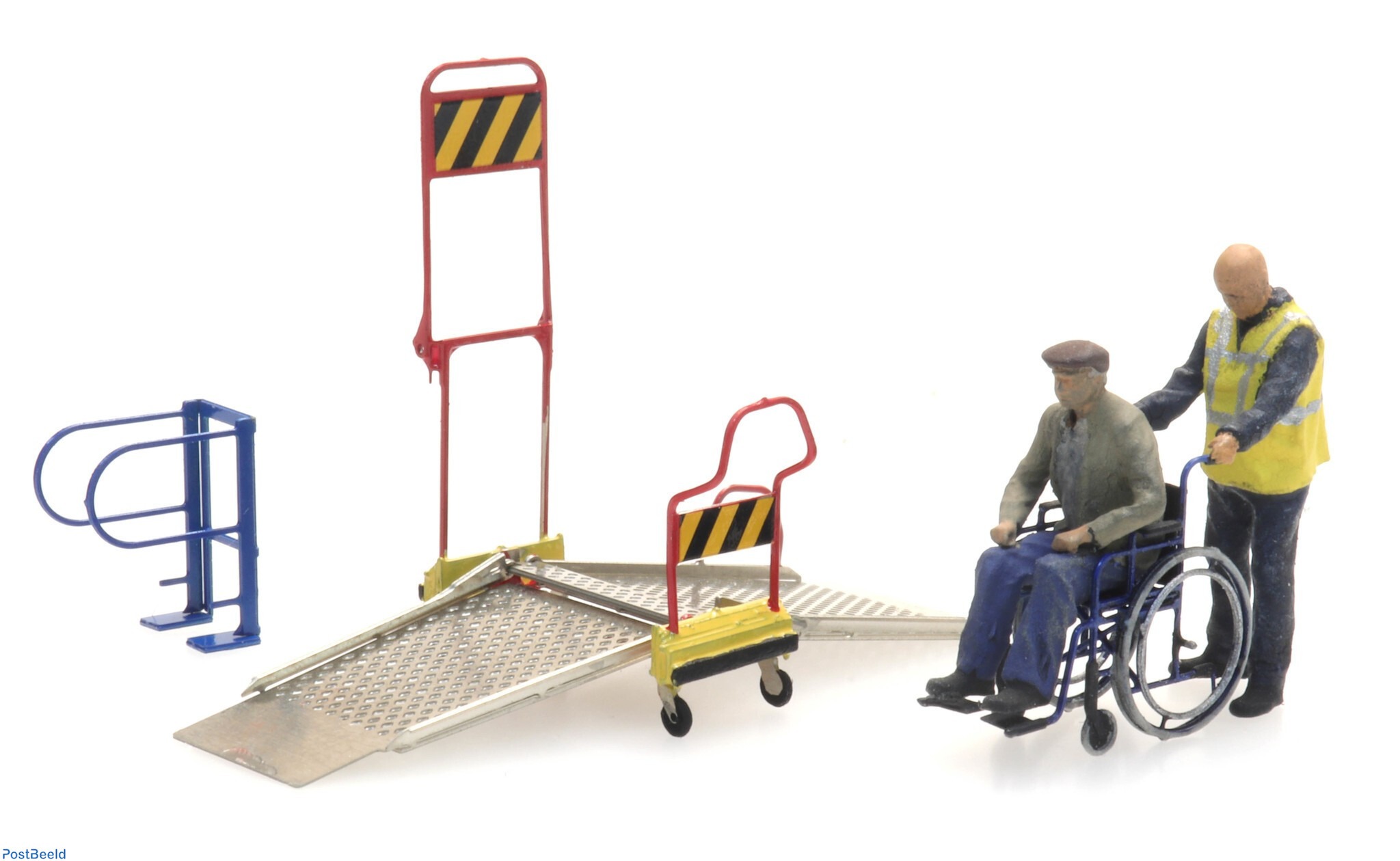 Attendent Ramp Wheelchair Ramp with Attendant - Collecting Stamps - PostBeeld - Online ...