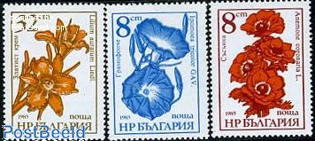 Stamp 1986, Bulgaria Garden flowers 3v, 1986 - Collecting Stamps ...