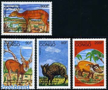 Stamp 1997, Congo Republic Rare animals 4v, 1997 - Collecting Stamps -  PostBeeld - Online Stamp Shop - Collecting