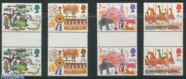 Stamp 1983, Great Britain Smithfield market 4v, gutter pairs, 1983 -  Collecting Stamps - PostBeeld - Online Stamp Shop - Collecting