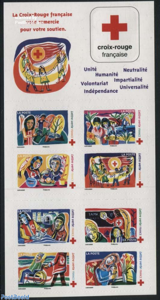 Legeme genopretning sprede Stamp 2017, France Red Cross 8v s-a in booklet, 2017 - Collecting Stamps -  PostBeeld - Online Stamp Shop - Collecting
