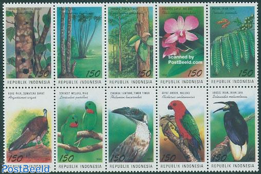 Stamp 1994, Indonesia Flora & fauna 10v [++++], 1994 - Collecting Stamps -  PostBeeld - Online Stamp Shop - Collecting