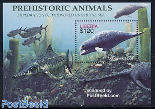 Stamp 2005, Liberia Prehistoric animals s/s, Odobenocetops, 2005 -  Collecting Stamps - PostBeeld - Online Stamp Shop - Collecting
