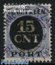 Te betalen port stamp