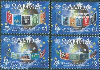 Stamp 2005, Samoa 50 Years Europa stamps 4v, 2005 - Collecting Stamps ...