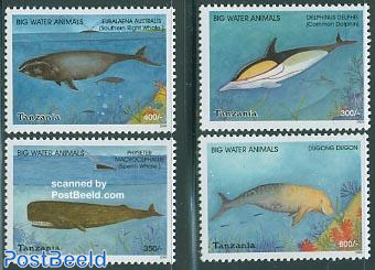 Stamp 2003, Tanzania Large water animals 4v, 2003 - Collecting Stamps -  PostBeeld - Online Stamp Shop - Collecting