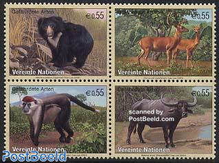 Stamp 2004, United Nations, Vienna Animals 4v [+], 2004 - Collecting Stamps  - PostBeeld - Online Stamp Shop - Collecting
