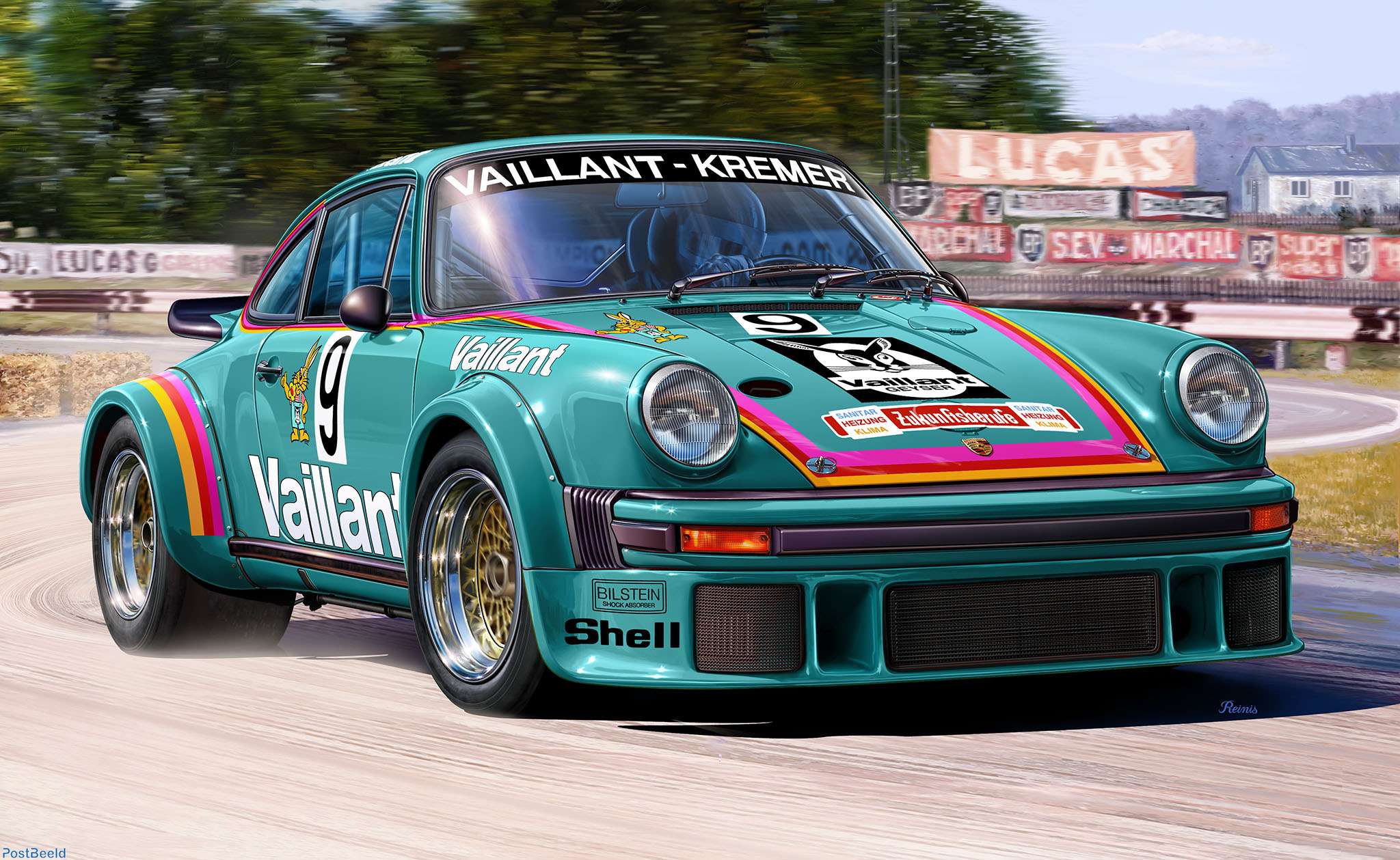 Porsche 934 RSR Vaillant Revell 07032 1 24 Collecting Stamps PostBeeld Online Stamp Shop Collecting