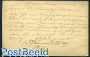 Card from Hannover with 1/2 Groschen stamp