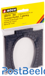 Plastic Tunnel Portal ~ Single Track (11x11cm)