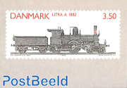 Postcard, 3.50Kr, steam locomotive
