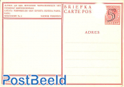 Postcard 5c on 7,5c, Molenreeks Nr. 6, Alphen a/d Rijn