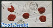 Registered letter from Amsterdam to Brussels