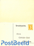 Private reply paid postcard 10/2c, Gebr. Roth Oftringen