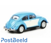 VW Beetle, blue white, 1:87
