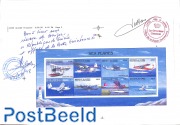 Sea planes, original design sheets with remarks