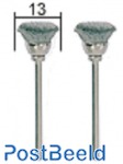 Stainless Steel Wire Brush ~ Cup Ø13mm (2pcs)