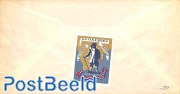 Van Riebeeck stamp on special cover with seal on backside