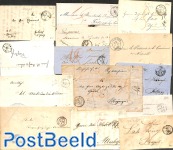 Lot with 41 pre-stamp period covers, see 4 pictures