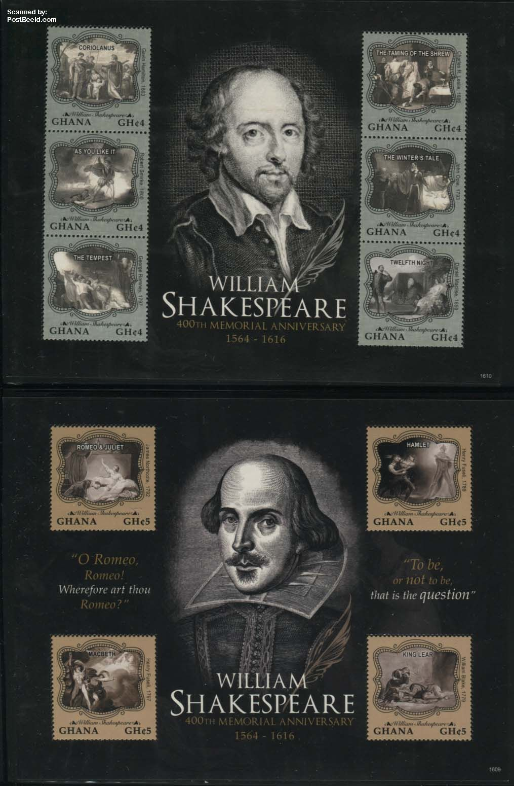 William Shakespeare 2 s/s