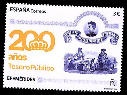 Spain 2024, 200 years Tresor Público 1v, MNH